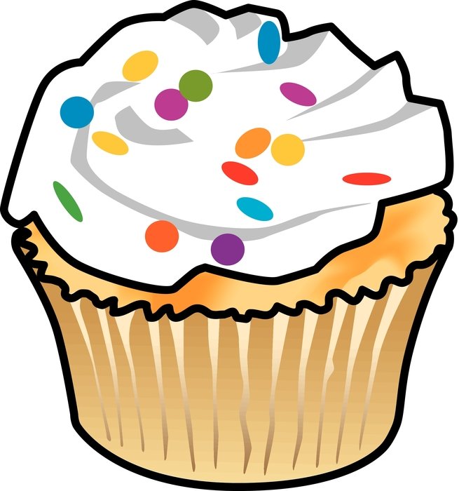 Cute Cupcake drawing free image download