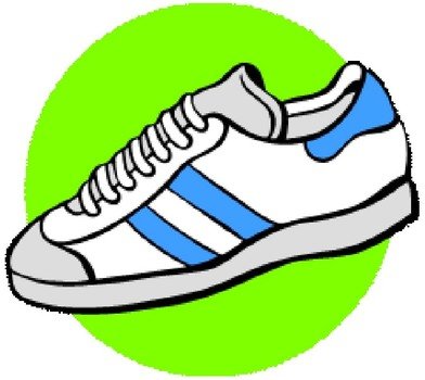 Running Shoes Clip Art N14