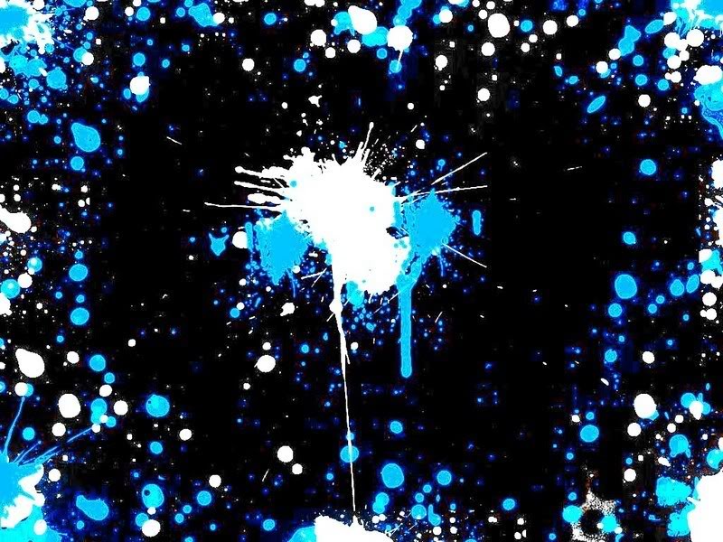 Blue Black And White Paint Splatter Grunge Background Free Image