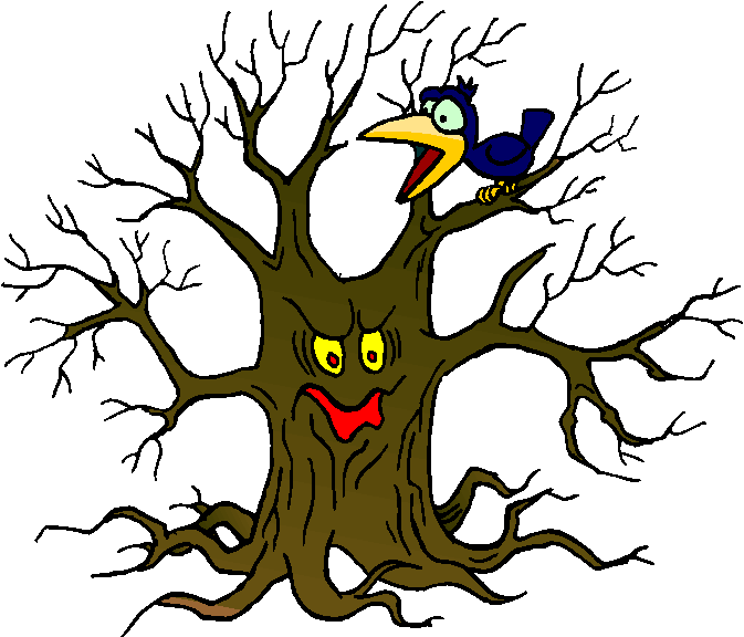 Scary Tree Clip Art Free Image Download   655538 