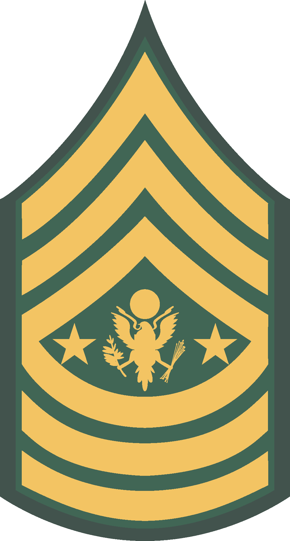 Army Command Sergeant Major Rank Drawing Free Image Download