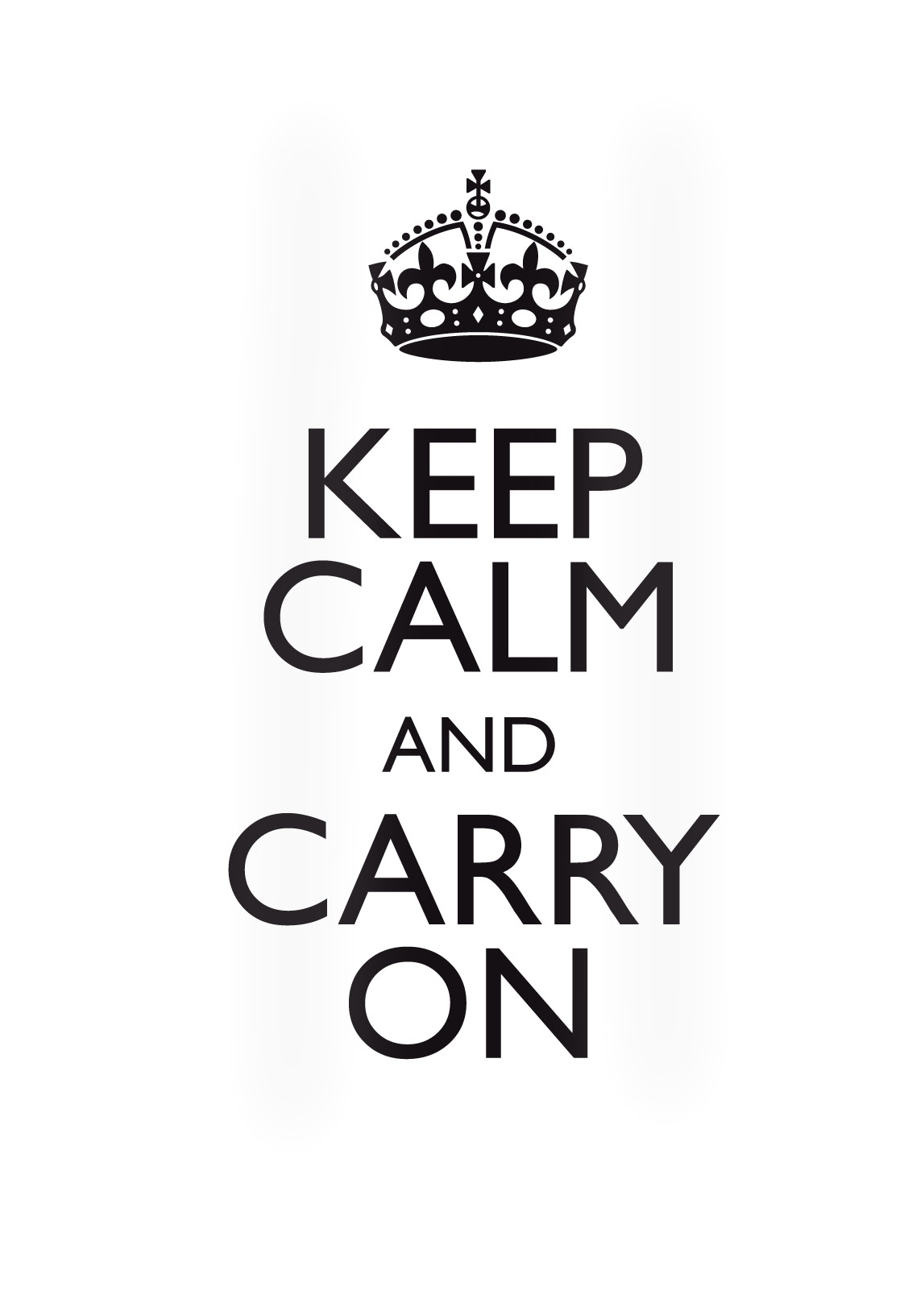 Keep Calm And Carry On clipart free image download