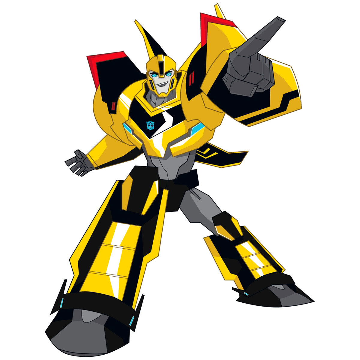 yellow transformer robot