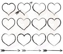 Rustic Wedding Border Clip Art
