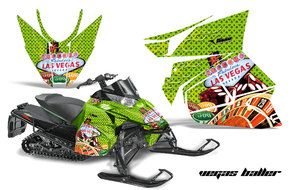 Clip art of Arctic Snowmobile