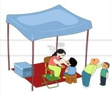 Face Painting Clip Art N8