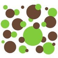 Green And Brown Polka Dots N2