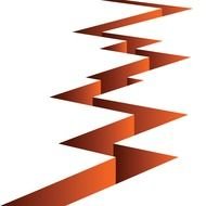 red Earth quake Clip Art