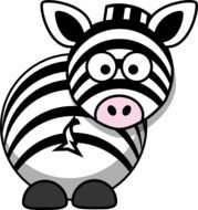 Baby Zebra Clip Art N6
