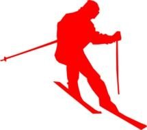 Skiing Clip Art N22