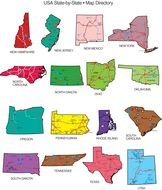 Clipart of United States Maps