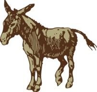 Donkey Clip Art N20