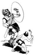 David And Goliath Clip Art N12