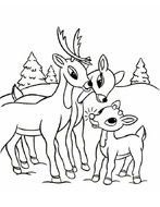 cartoon deer family