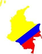 Map Of Colombia drawing