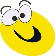 skew Smiley Face, Clip Art