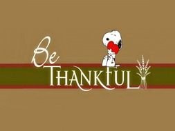 Happy Thanksgiving card with a dog