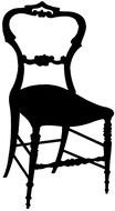 Vintage Silhouette drawing