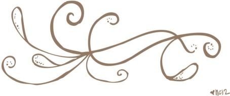 swirly lines on the white background