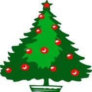 Christmas Tree Clip Art N130