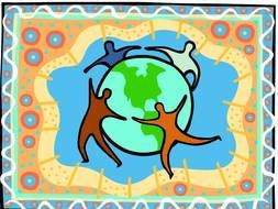Unity In Diversity Symbol drawing