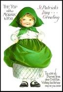St Patricks Day card drawing