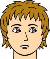 Cartoon Girl Face Clip Art N27