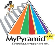 USDA Food Pyramid drawing