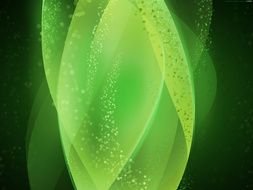 Green neon light clipart