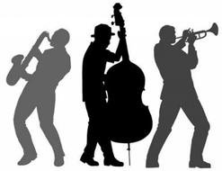 Musicisti Jazz In Bianco E Nero