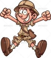 Jungle Explorer Cartoon