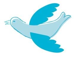 Blue Bird art drawing