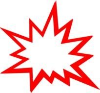 Red Explosion Clip Art N3