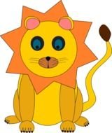 Cartoon Lion Clip Art N29