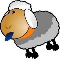 Cartoon Sheep Clip Art N20