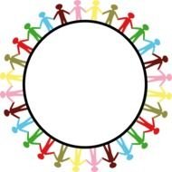 People In A Circle Holding Hands Clip Art N5