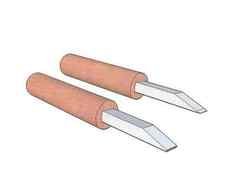 two grinding tools as an illustration