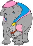 drawing mom elephant with baby