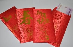 Chinese New Year Red drawing