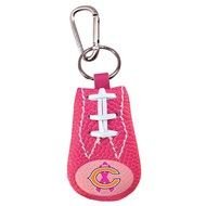 keychain with pink boot on a white background