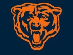 Colorful logo of Chicago Bears clipart