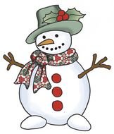 nice Snowman Clip Art drawing