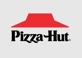 Pizza Hut, red and black Logo