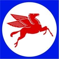 Mobil Gas Station Logo