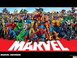 All Marvel Heroes drawing