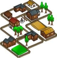 Village Clip Art N6