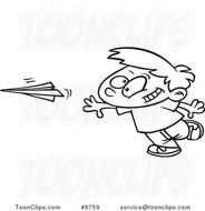 Throwing Paper Airplanes N2