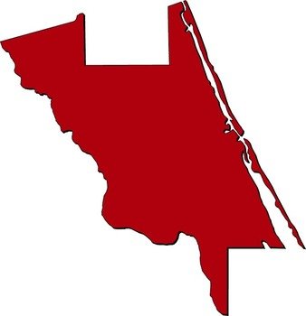 Florida County Map Outline