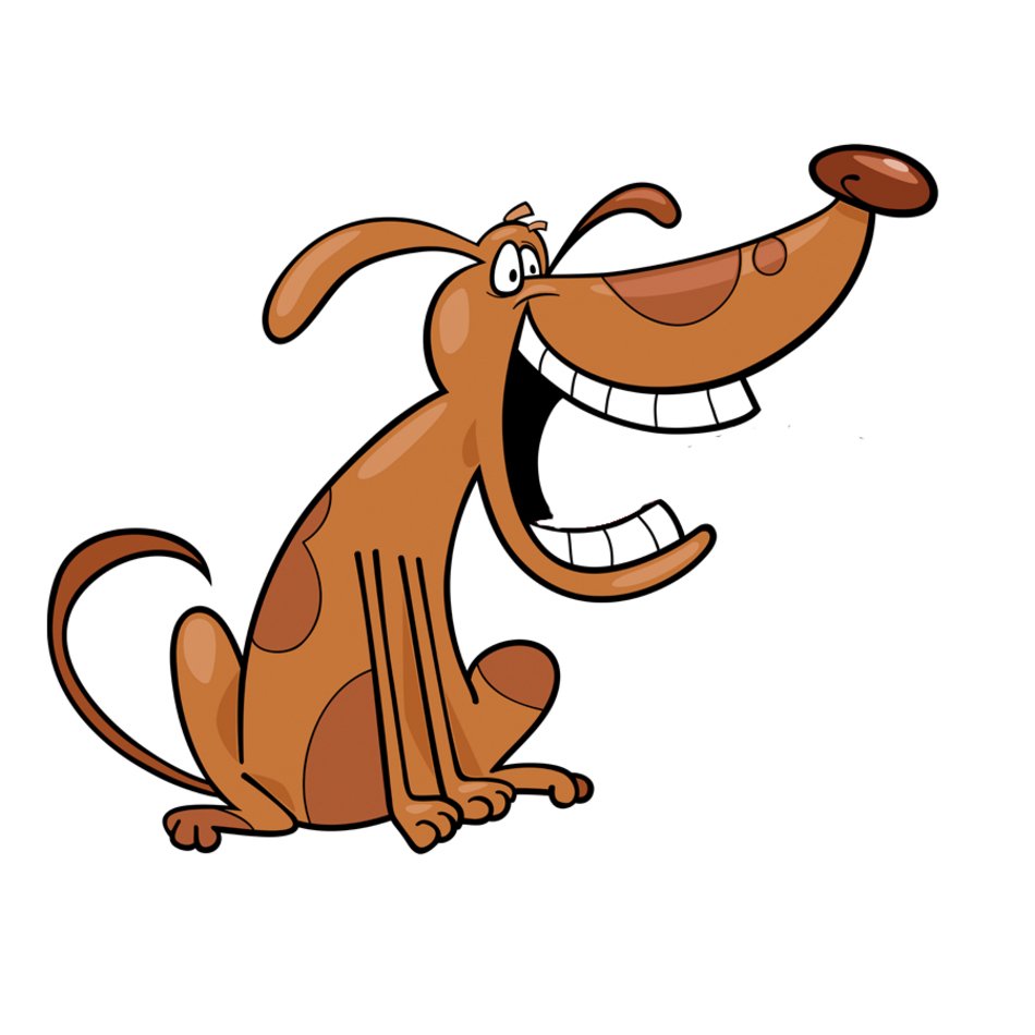 Cartoon Laughing Dog Free Image Download