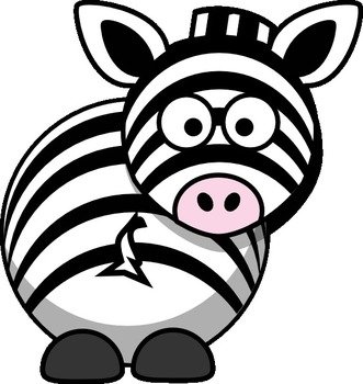 Baby Zebra Clip Art N6